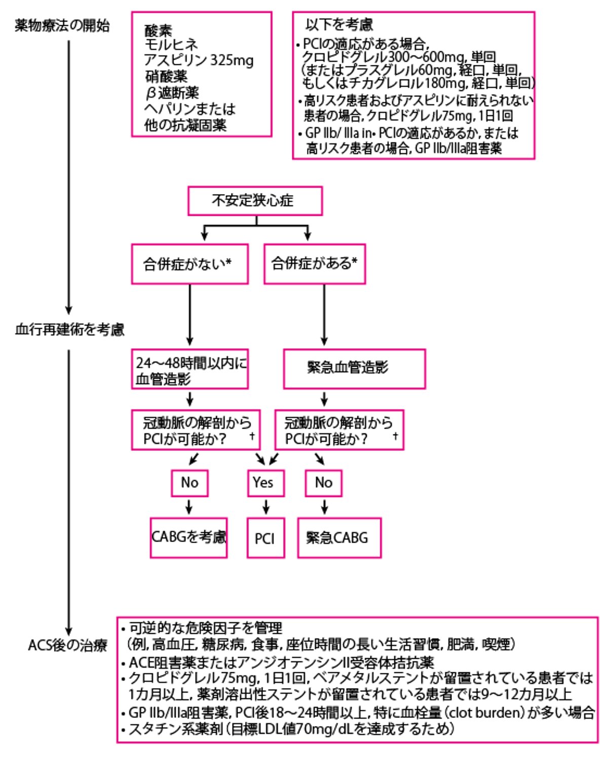 不安定狭心症へのアプローチ