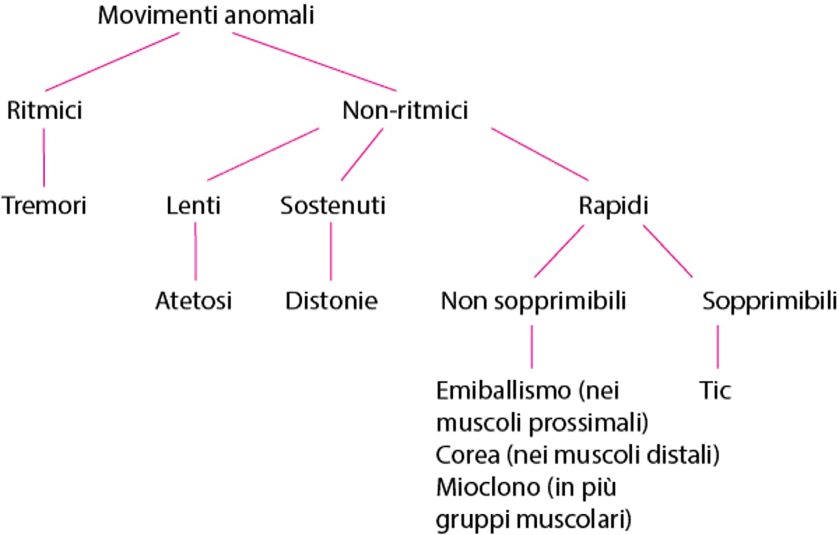 Classificazione dei disturbi ipercinetici comuni