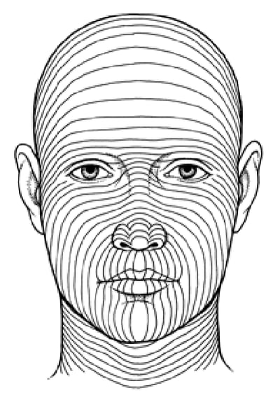 Representative Minimal Skin Tension Lines
