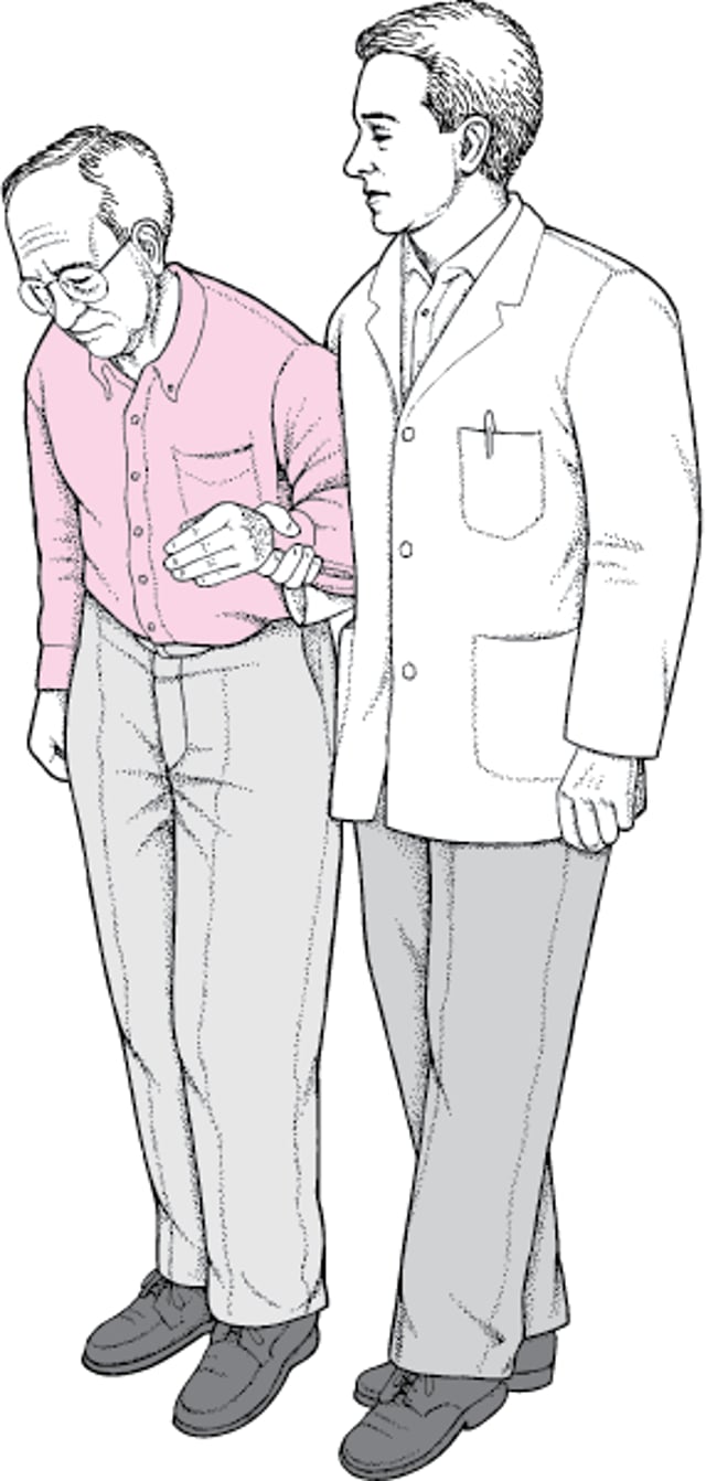 Soutien du patient pendant la marche