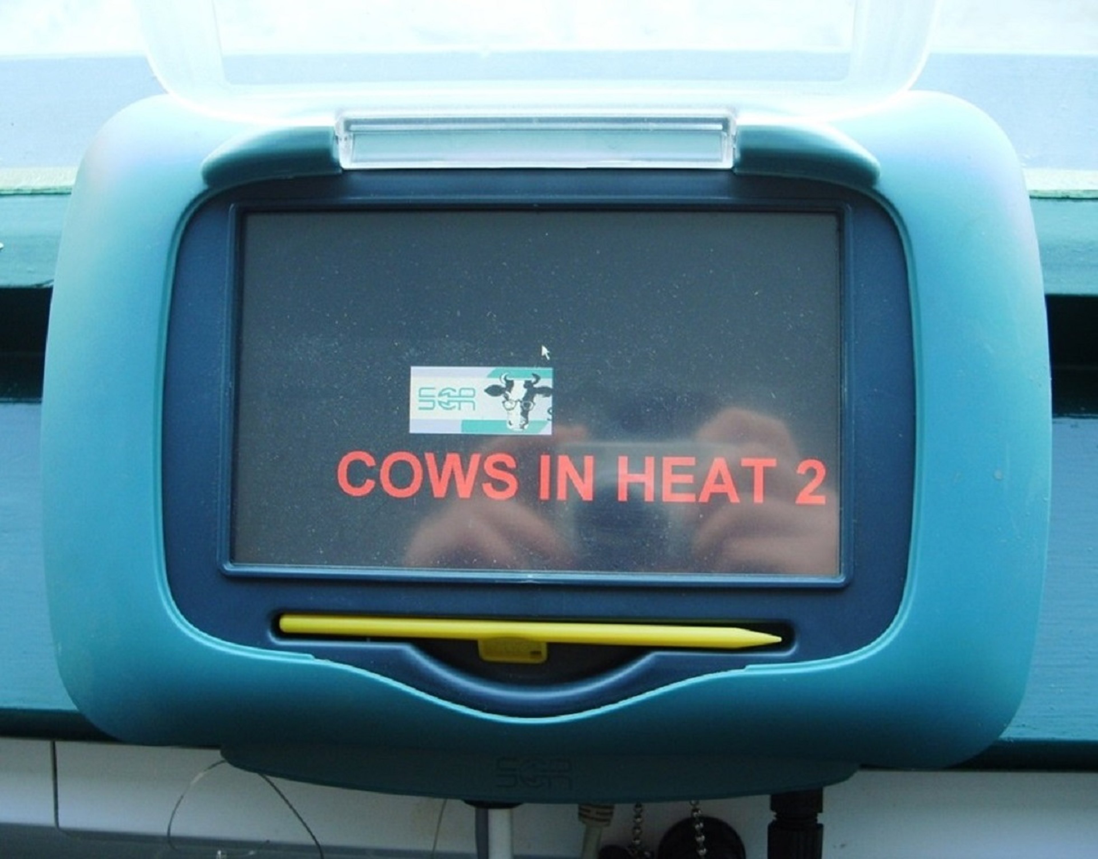 Activity sensor system showing cows in estrus
