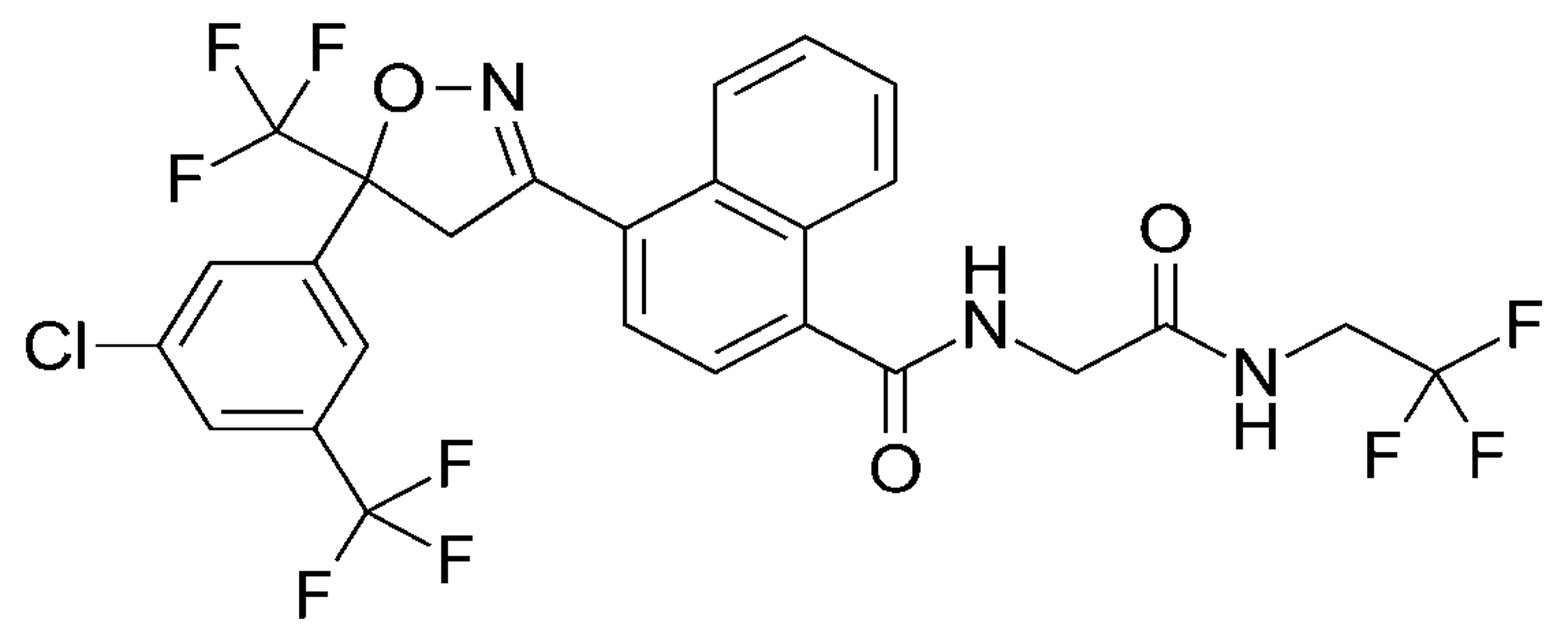 Structure of afoxolaner