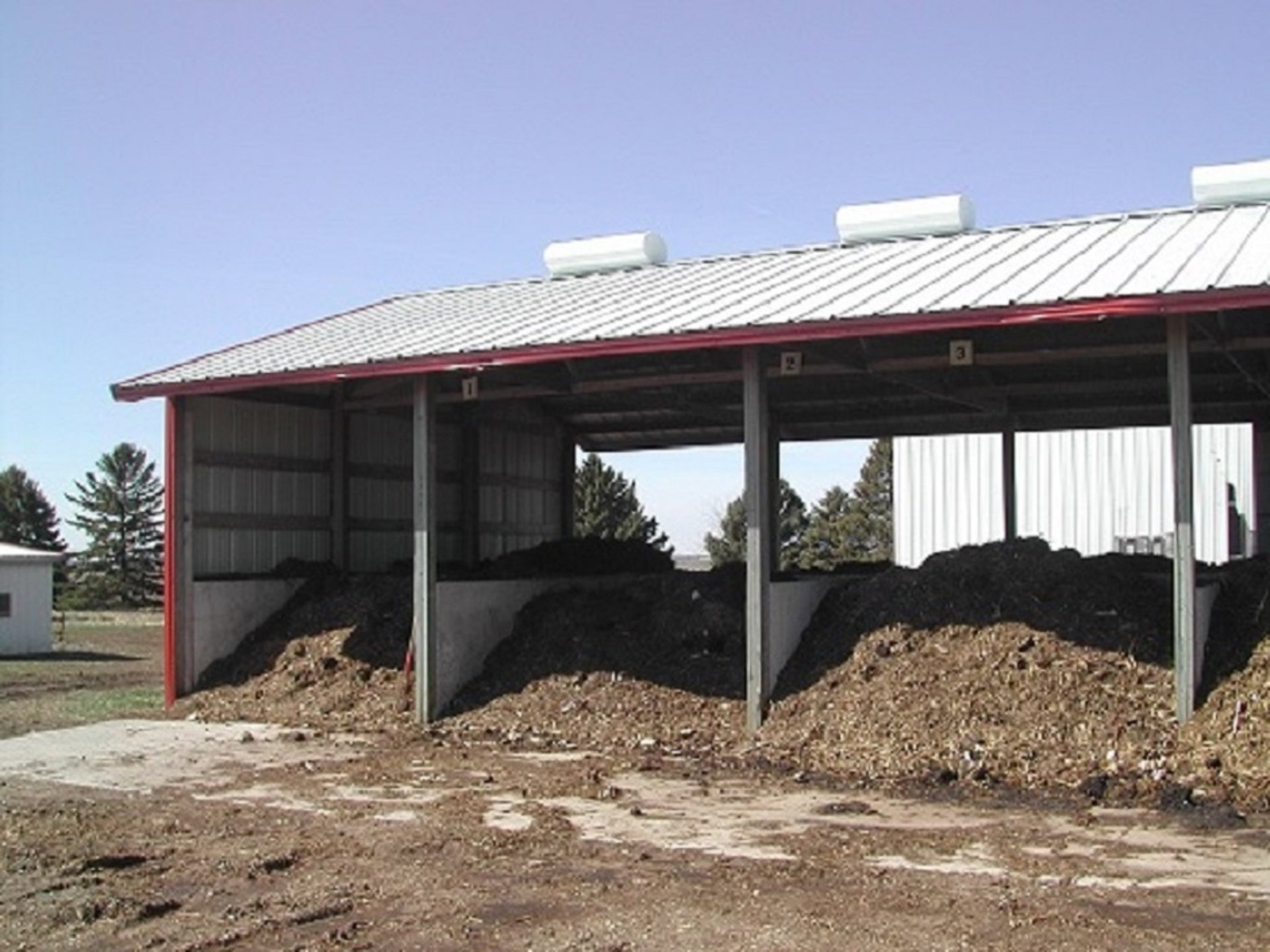 Carcass composting, bins