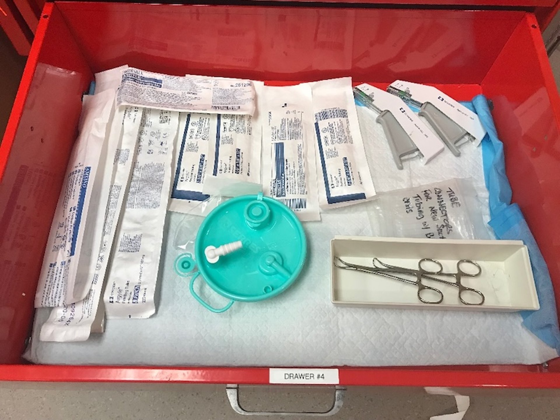 Crash cart, fourth drawer