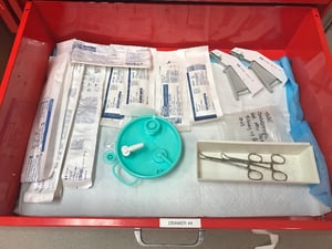 Crash cart, fourth drawer