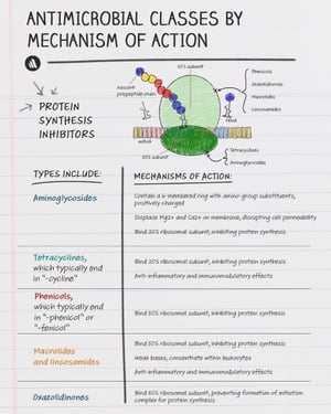 Mechanisms of Action: Protein Synthesis Inhibitors