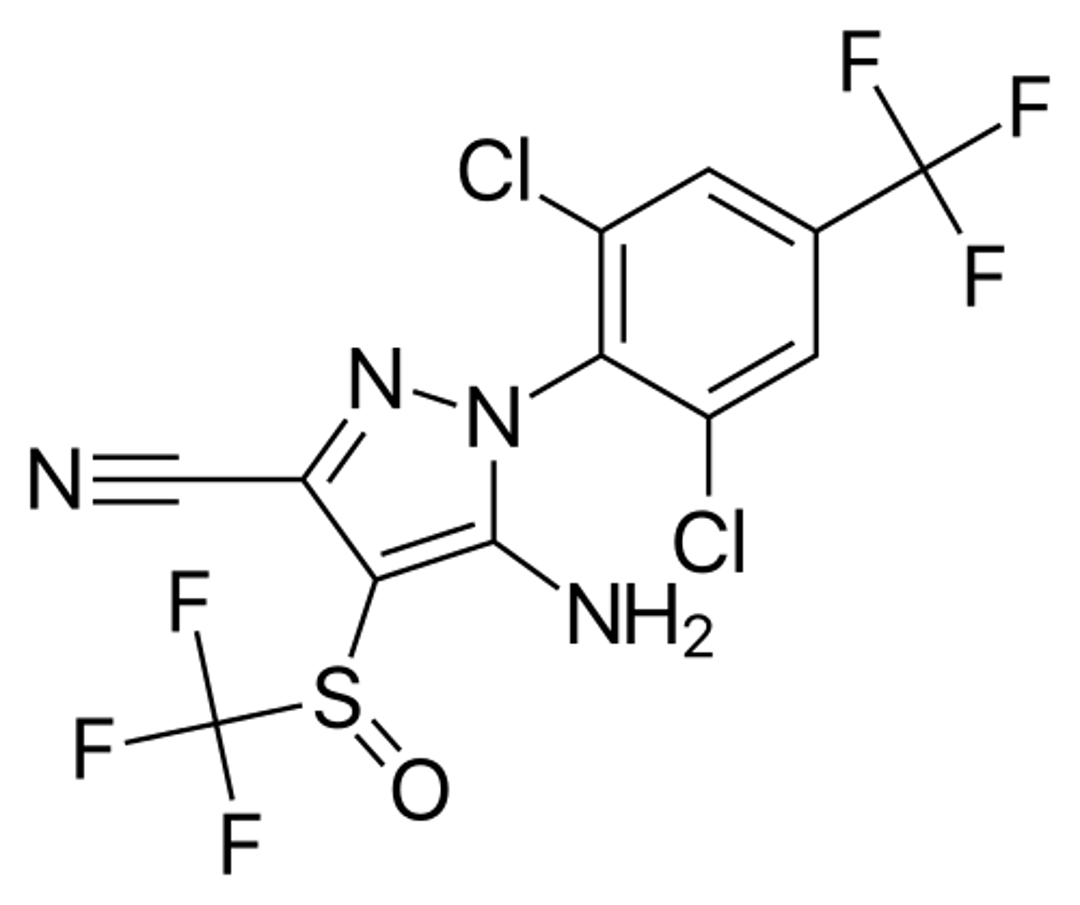 Structure of fipronil