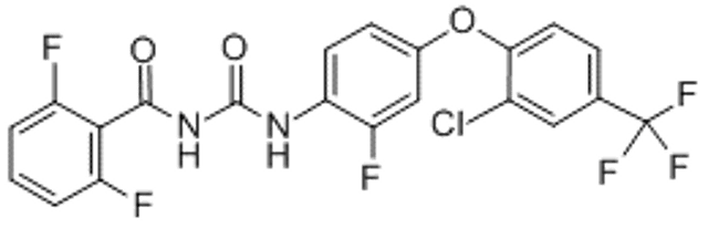 Estrutura da flufenoxurona