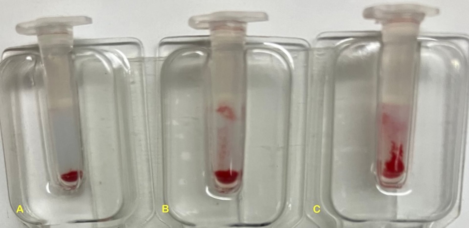 Gel crossmatch test, dog