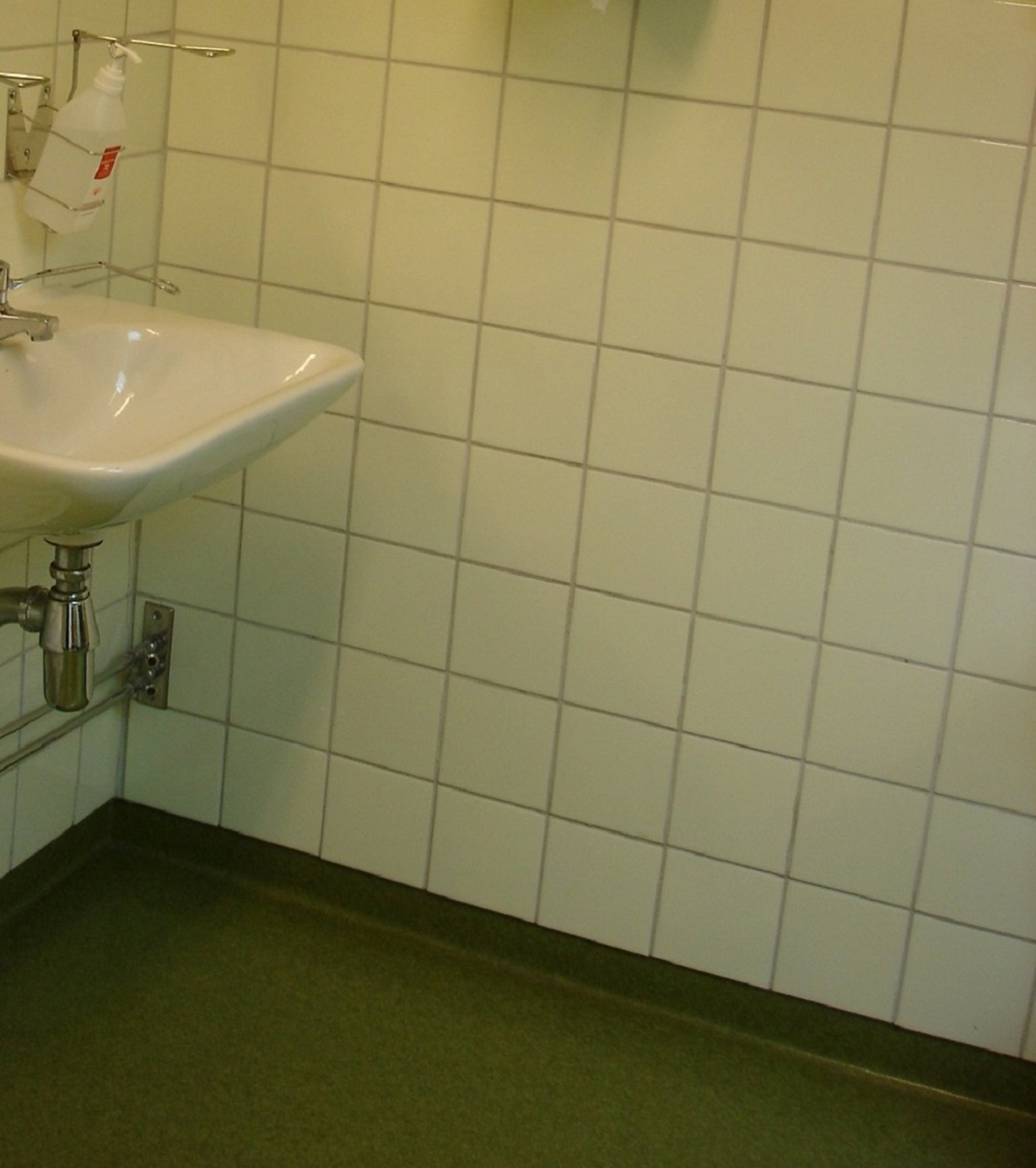 Las esquinas redondeadas del suelo a la pared facilitan la limpieza
