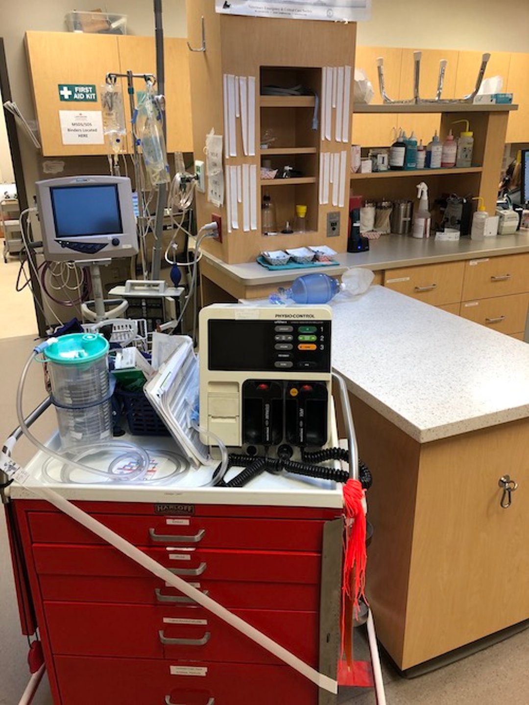 Área lista para el triaje