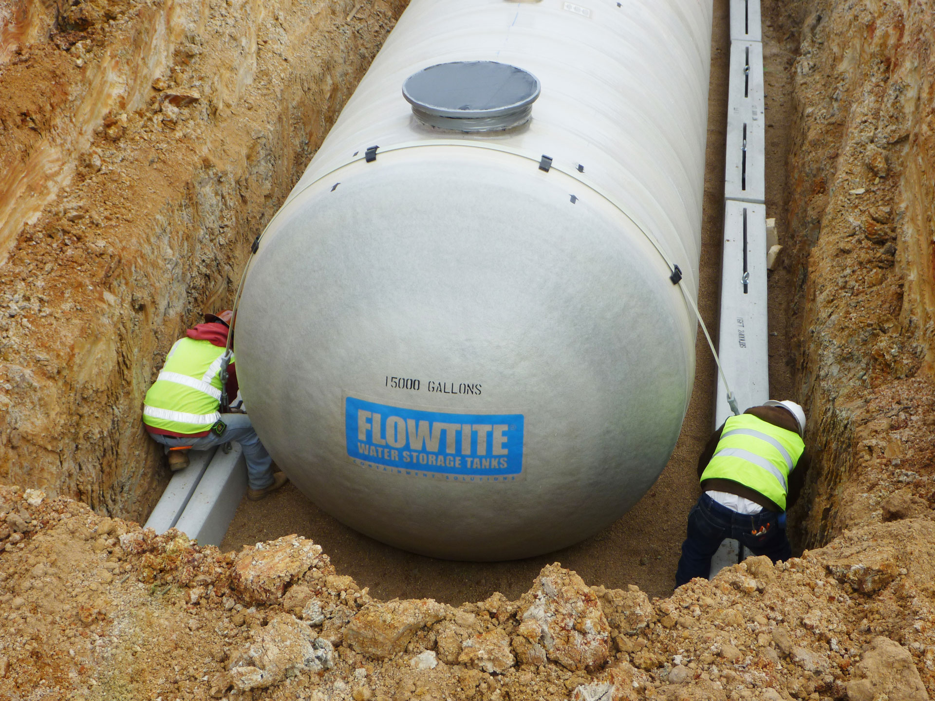 Fiberglass Underground Water Storage Tanks