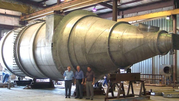 Dust collection for inorganic chemicals