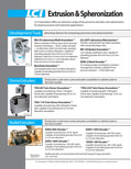 Extrusion Spheronization Brochure