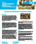Increase the Bulk Density of Hazardous Waste