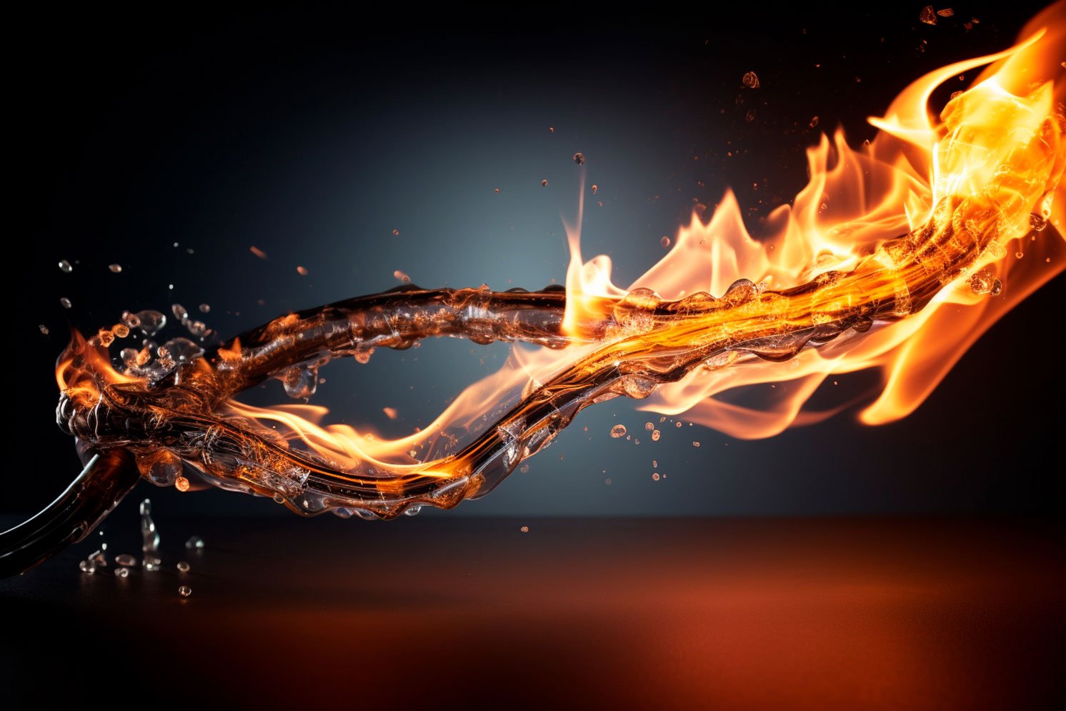 Combustible waste stream