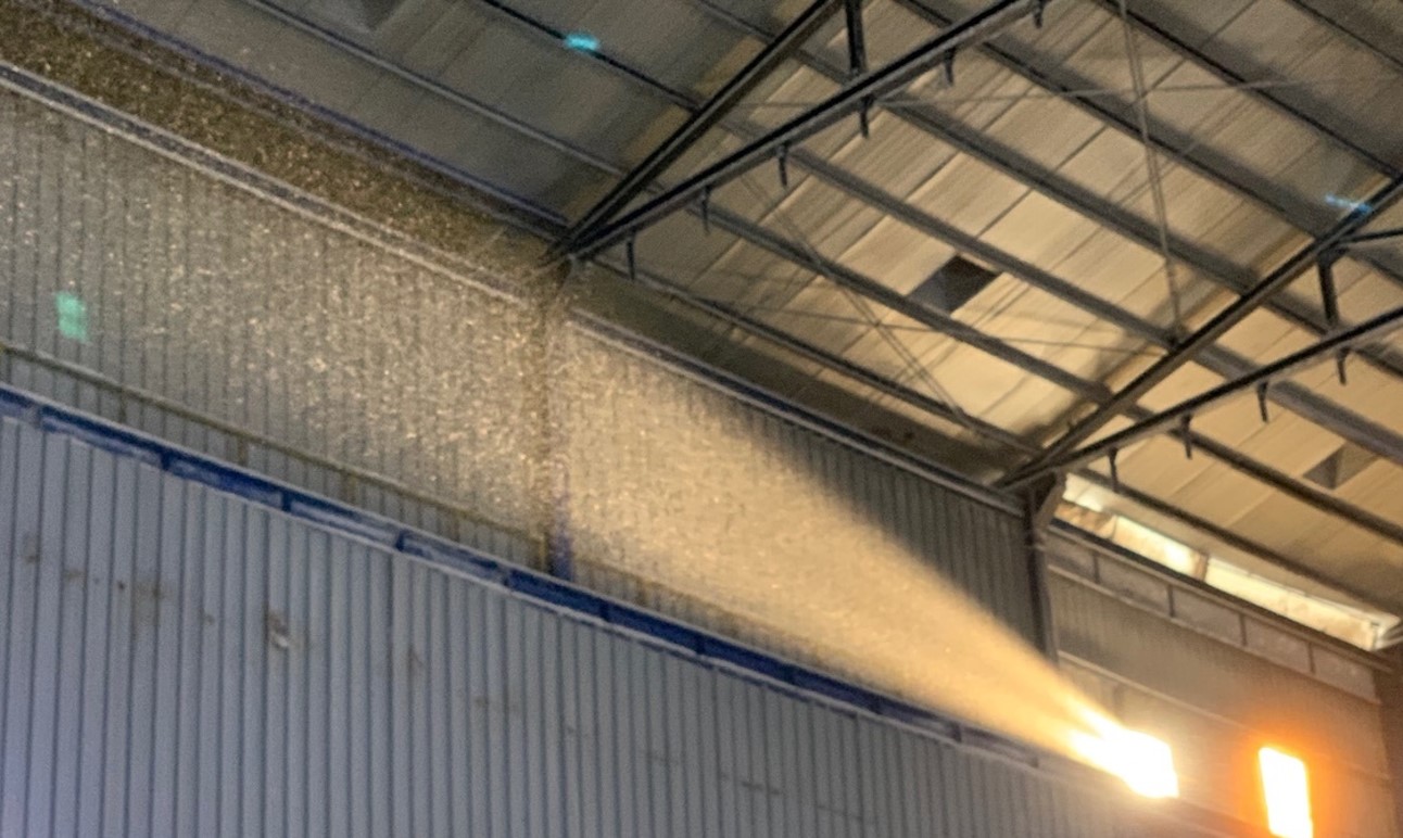 dust in tissue mill
