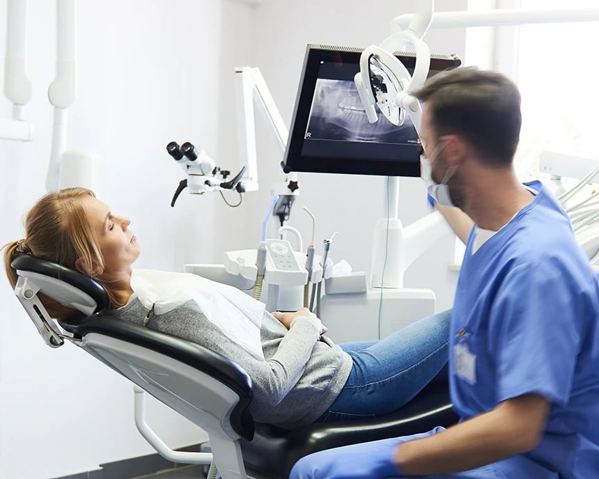 Aerosol processing extraction dentist