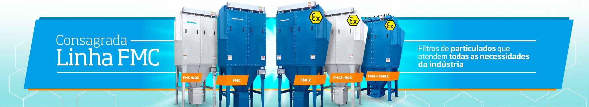 Filtros para captação de particulados gerados em processos industriais