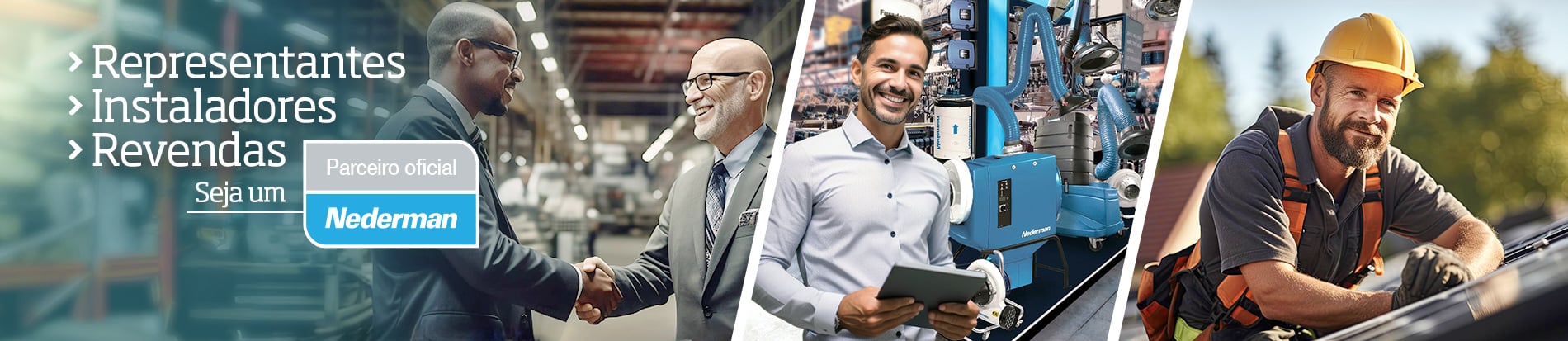 Instaladores Revendedores Representantes Seja um Parceiro Nederman - Exaustão e filtragem do ar industrial