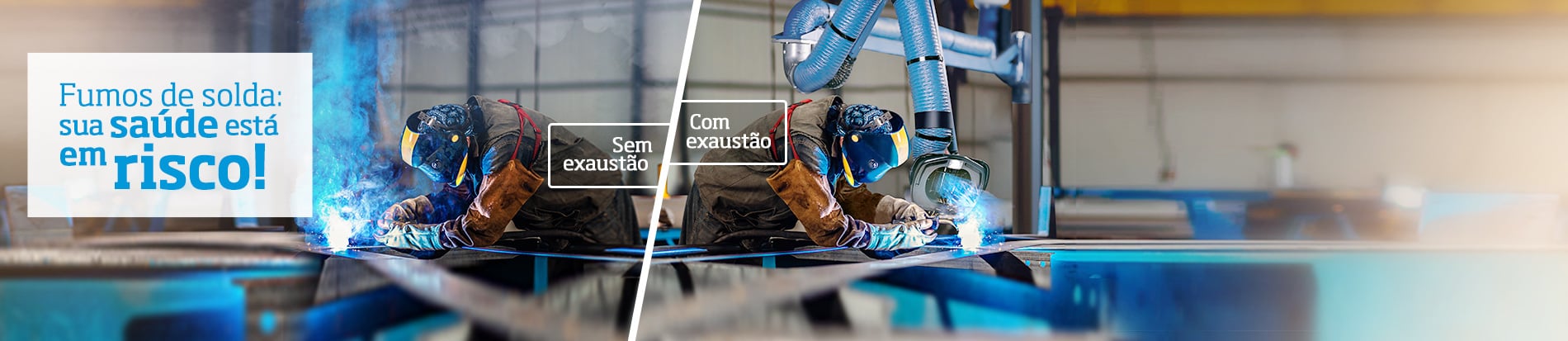 Exaustão de Fumos de Solda