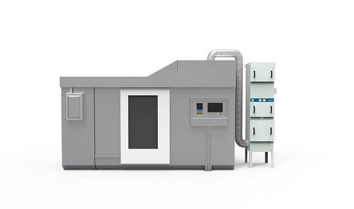 exaustão e filtragem de névoa de óleo na usinagem Nederman