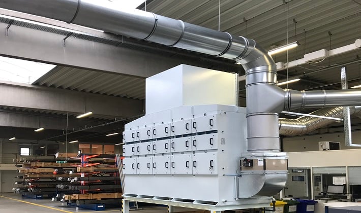 linha de filtros para nevoa de óleo da Nederman