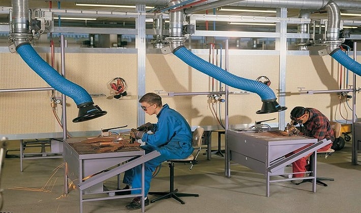 sistemas de exaustao e filtragem de solda - nederman