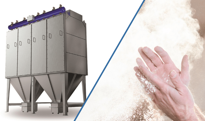 Sistema de despoeiramento industrial Nederman