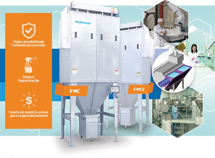 Filtros Nederman FMC e FMCZ INOX