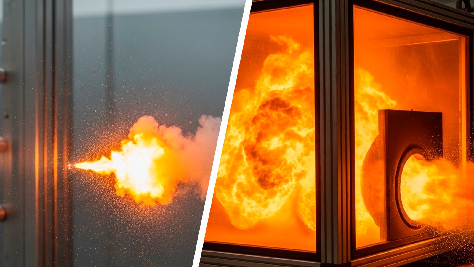 Quando uma chama, fagulha elétrica ou superfície quente entra em contato com uma nuvem de pó inflamável, ocorre a combustão instantânea. | Saiba mais | Nederman