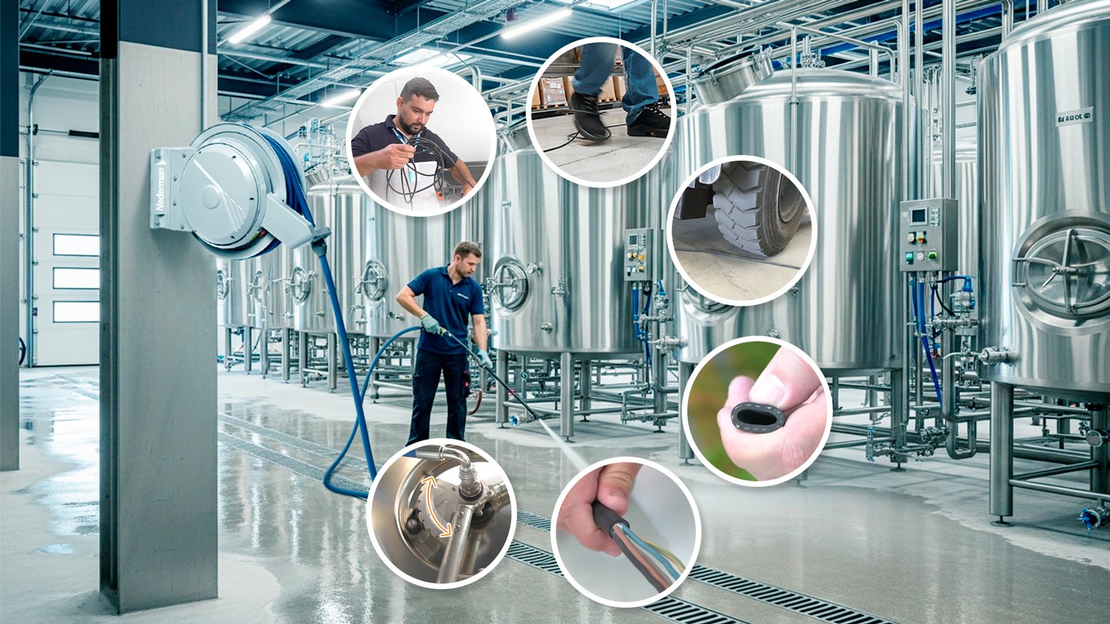 Enrolador de mangueira industrial: mais organização, agilidade e segurança para seu ambiente de trabalho | Saiba mais | Nederman