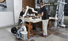 Kit 3000 para Extração de  Bancada - O Kit 3000 da Nederman é um sistema de extração de fumos e poeiras compacto e eficiente, ideal para aplicações industriais leves, oferecendo fácil instalação e operação segura.