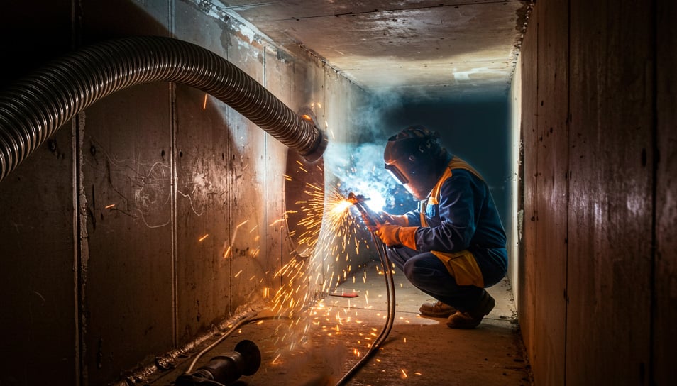 Soluções para ventilação em espaço confinado: Segurança e Eficiência | Saiba mais | Nederman