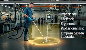 Já a limpeza pesada enfrenta desafios mais complexos, como a remoção de resíduos abrasivos, tóxicos ou inflamáveis.  | Saiba mais | Nederman