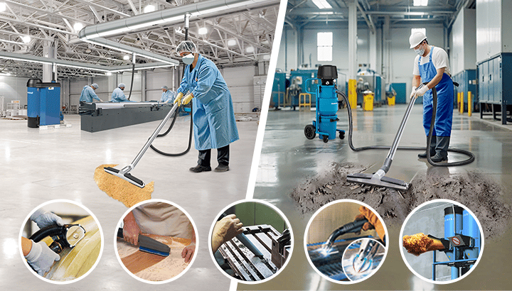 Limpeza Pesada industrial com alto vácuo: Agilidade, Eficiência, Ergonomia, Praticidade | Nederman | Saiba mais