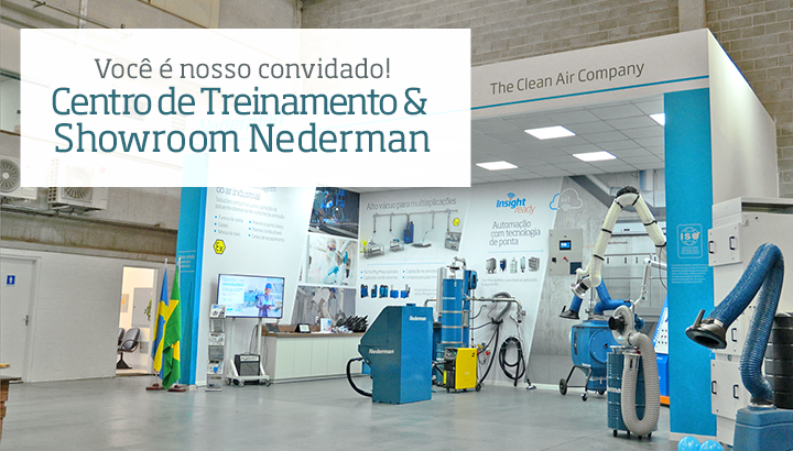 Você é nosso convidado! Centro de Treinamento & Showroom Nederman