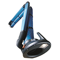 O braço de extração, NEX MD, é um produto top de linha quando se trata de altas vazões e exaustão de pós e fumos com temperaturas mais altas que o normal. | Nederman