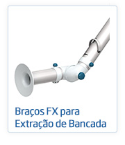 Braços FX para Extração de Bancada Nederman | Qualidade do Ar na indústria