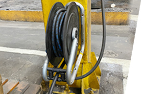 Case Enroladores Nederman | Os enroladores foram instalados em pontos estratégicos e seguros | saiba mais