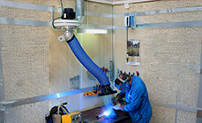 Kit Extrator Standard Kit extrator com braço Standard. Forma mais simples e de melhor relação custo-benefício para melhorar o ambiente de trabalho. Uso em fumos e gases de solda. Indicado para aplicações leves.