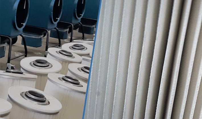 Filtro cartucho para pó