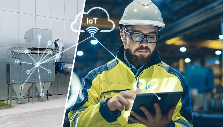 Uso de IoT no monitoramento da qualidade do ar industrial | Nederman | saiba mais