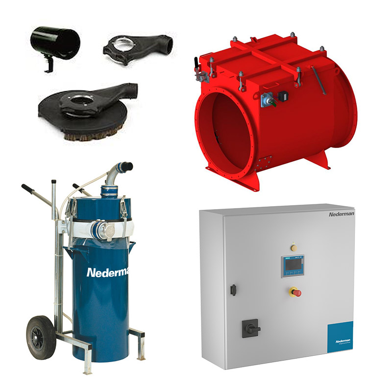 Itens auxiliares para exaustão e filtragem de ar industrial | Nederman