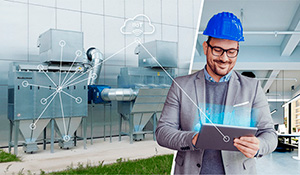 A combinação da IoT com equipamentos robóticos e a captação robotizada permite atuação dos gestores à distância ou ajustes automáticos pelo próprio sistema. | Saiba mais | Nederman