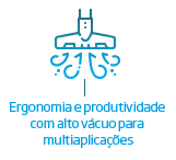 Ergonomia e produtividade  com alto vácuo para  multiaplicações | Nederman