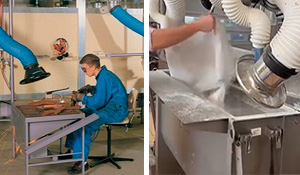 Elas capturam contaminantes diretamente na fonte, antes que se dispersem no ambiente, garantindo um ar mais limpo e saudável. | Saiba mais | Nederman