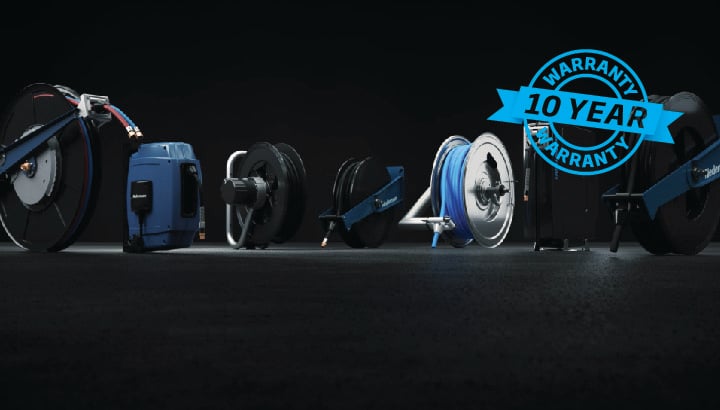 Przemysłowe zwijacze przewodów i węży