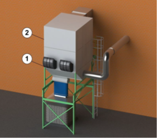 Flameless venting device