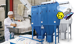 Equipamentos Nederman fabricados para atmosferas explosivas